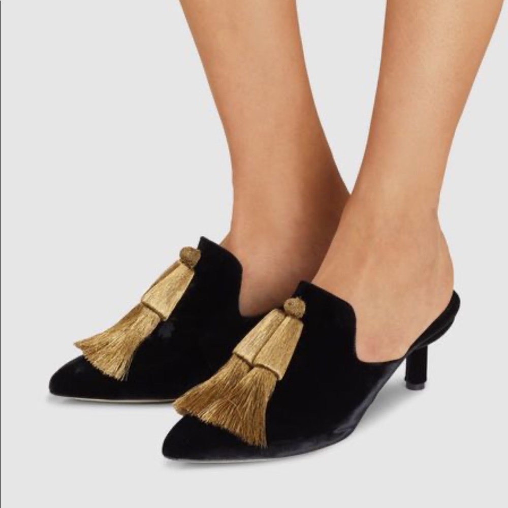 Sanayi 314 Racine velvet mules